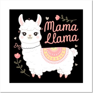 mama llama Posters and Art